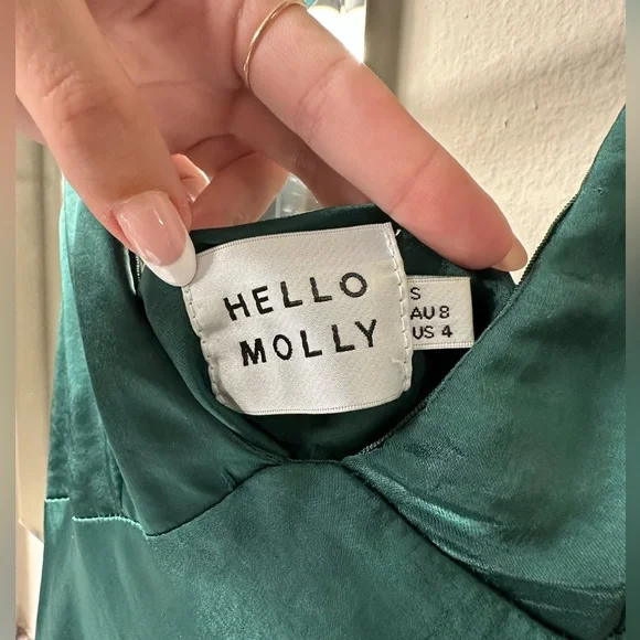 Forest Green Midi Dress - Picture 7 of 7